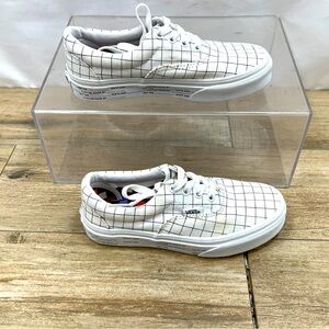 Vans  Era U-Color‎ Checkerboard White Shoes  Kids Size 1